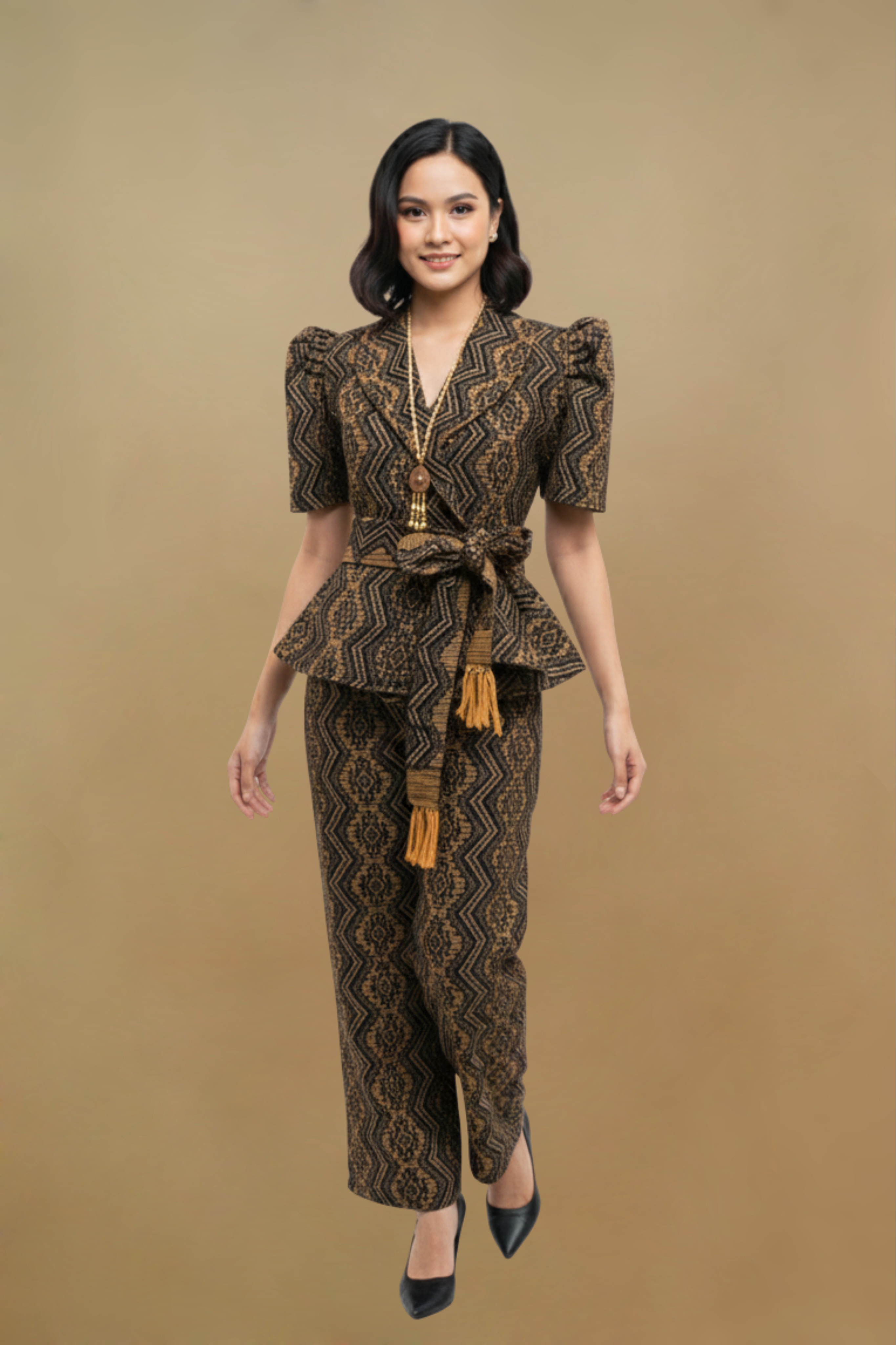 JOVELYN HANDWOVEN PINILIAN FILIPINIANA SET