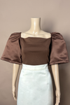 MODERN BROWN FILIPINIANA KIMONA