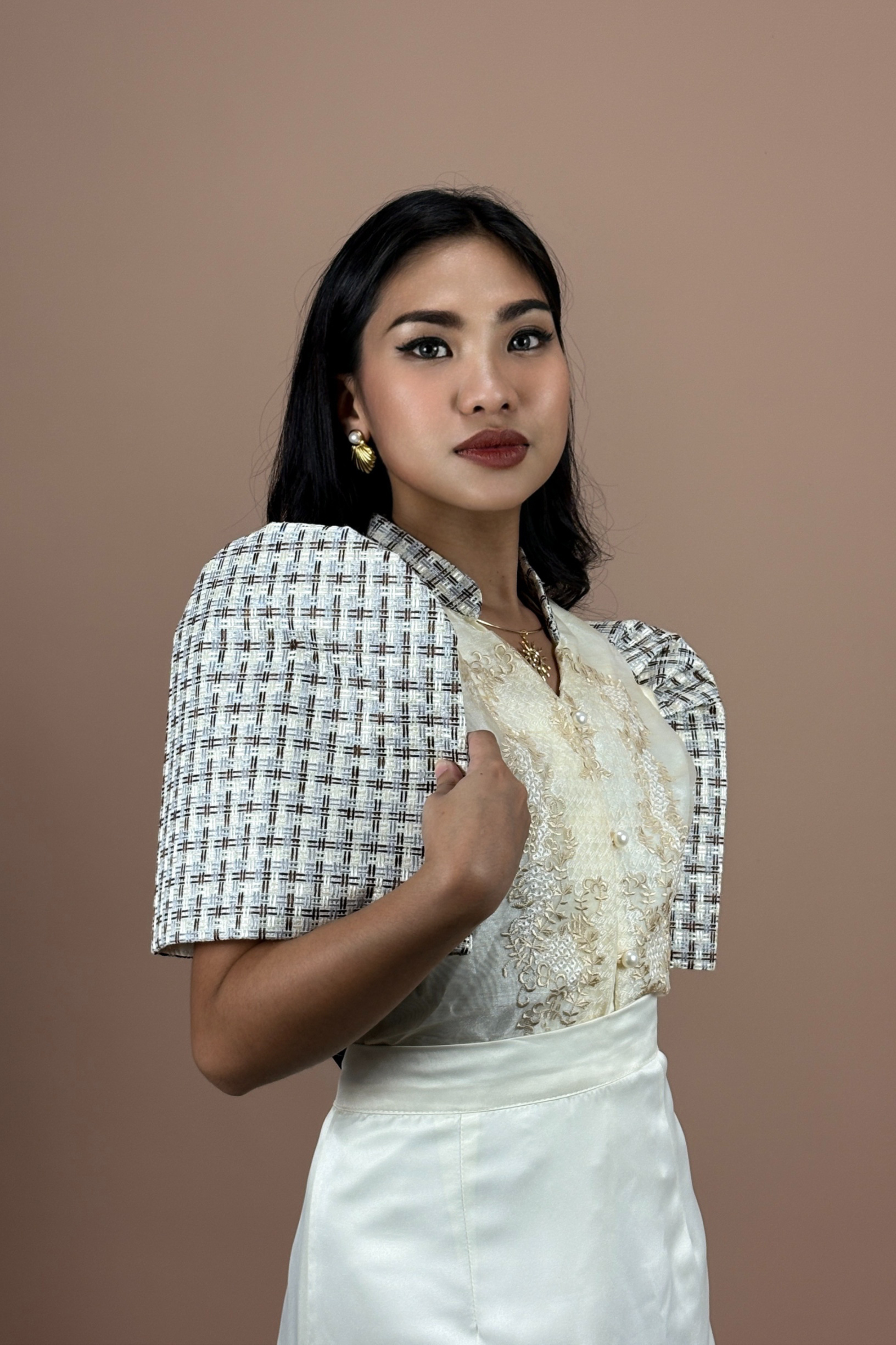 Blouse with Ethnic Butterfly Sleeves 