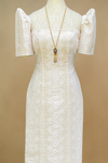 Long Ethnic Pinilian Dress for Graduation