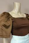 Brown Filipiniana Kimona Top 