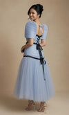 Blue Filipiniana Dress For Weddings and Graduations