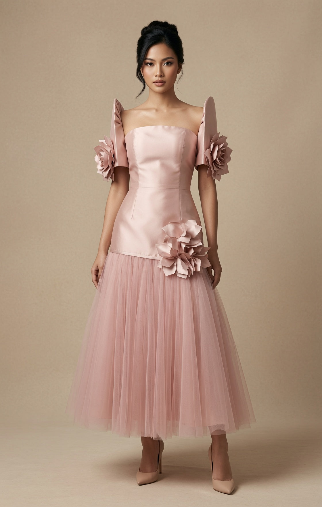Pink Filipiniana Dress