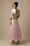 Filipiniana Gown Pink For Weddings and Special Events