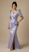 Lavender elegant Filipiniana Dress