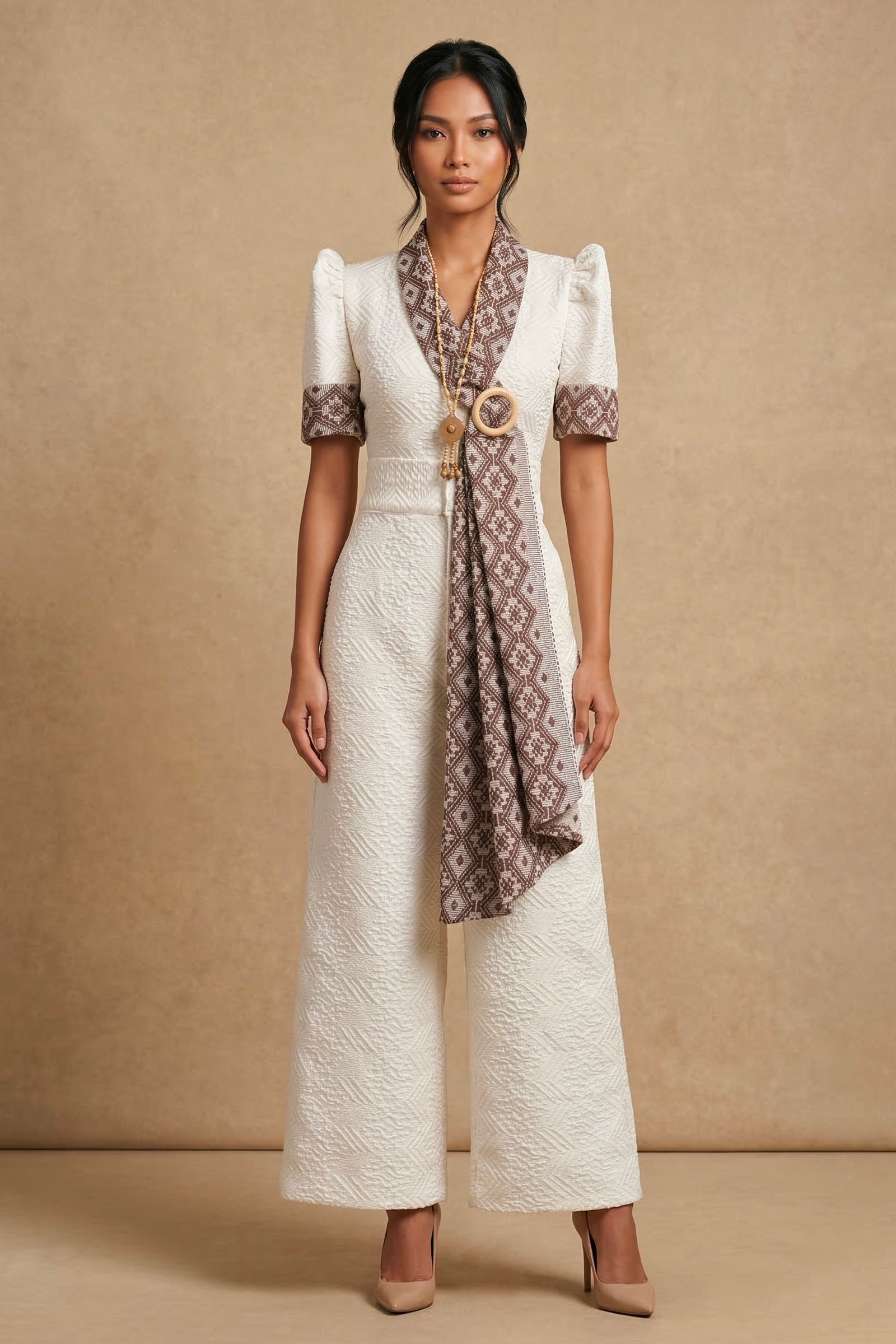 elegant Filipiniana Jumpsuit