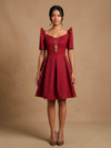 TALA HANDWOVEN KUNDIMAN FILIPINIANA DRESS - HW011