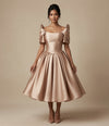 Champange Elegant Filipiniana Dress