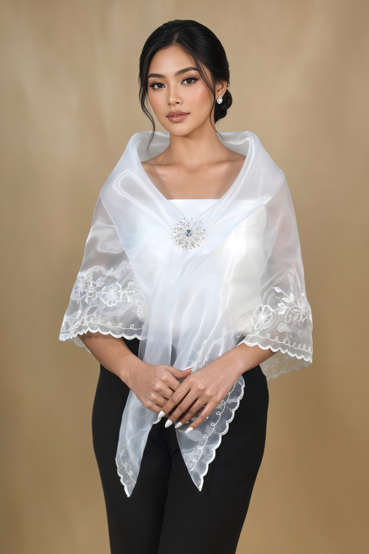 Elegant Filipiniana Alampay