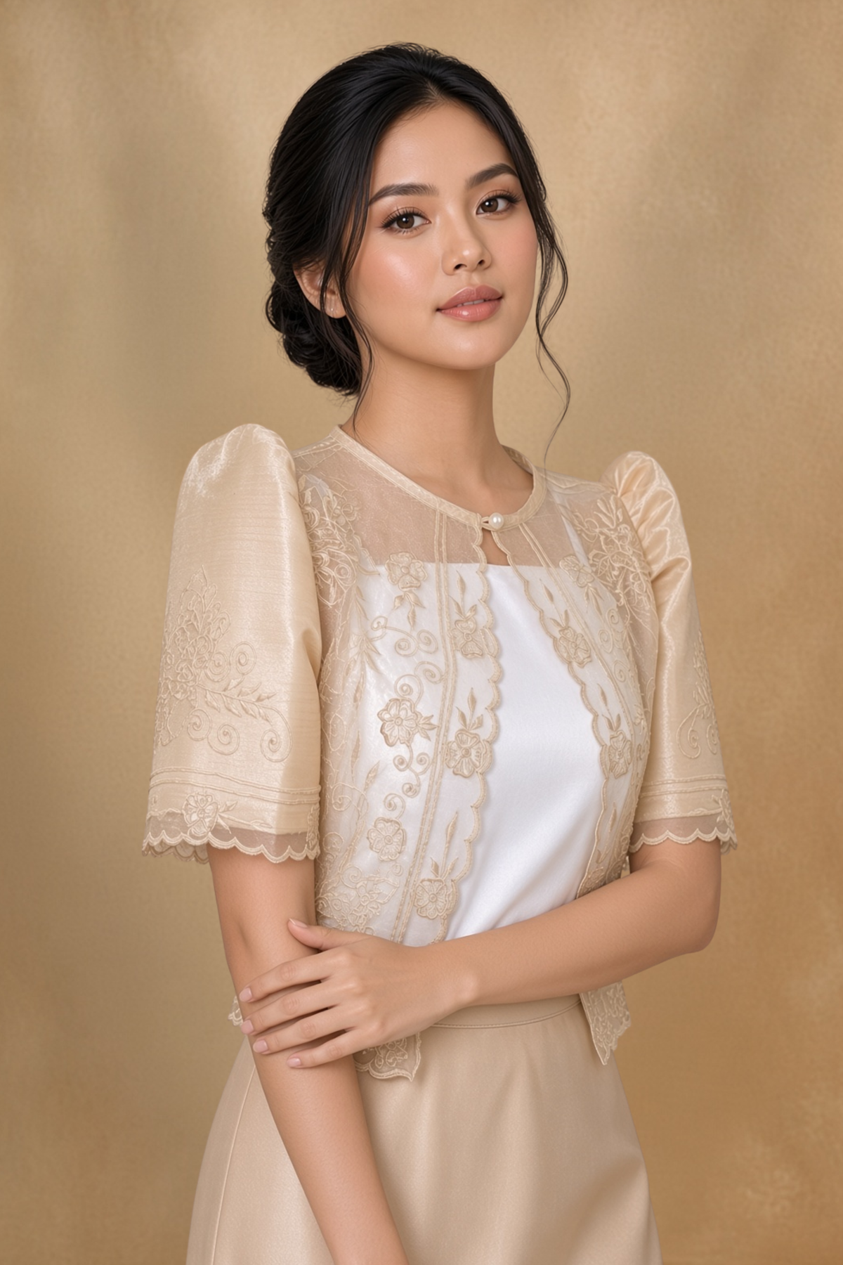 Elegant Filipiniana Bolero