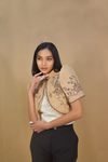 Mocha Filipiniana Bolero