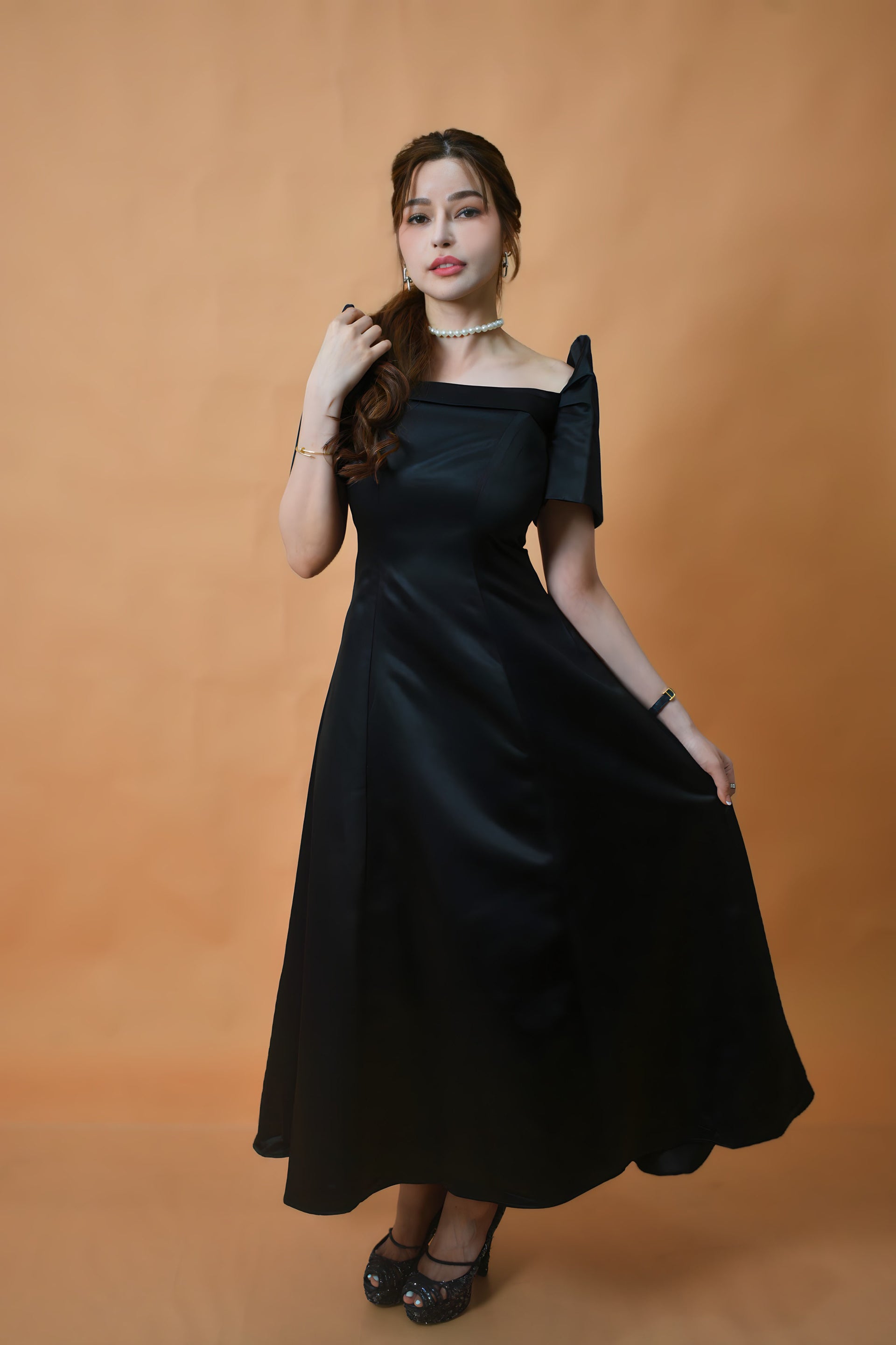 a line filipiniana dress Belted A Line Filipiniana Dress custom made for our Client We customize from XS-Plus size Over 180 weaves/fabrics to choose from You may send in your desired design/cut for us to