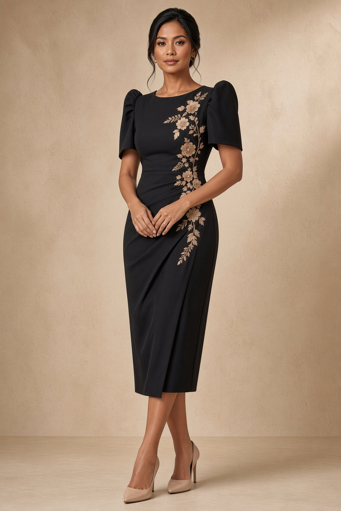 Elegant Filipiniana Dress