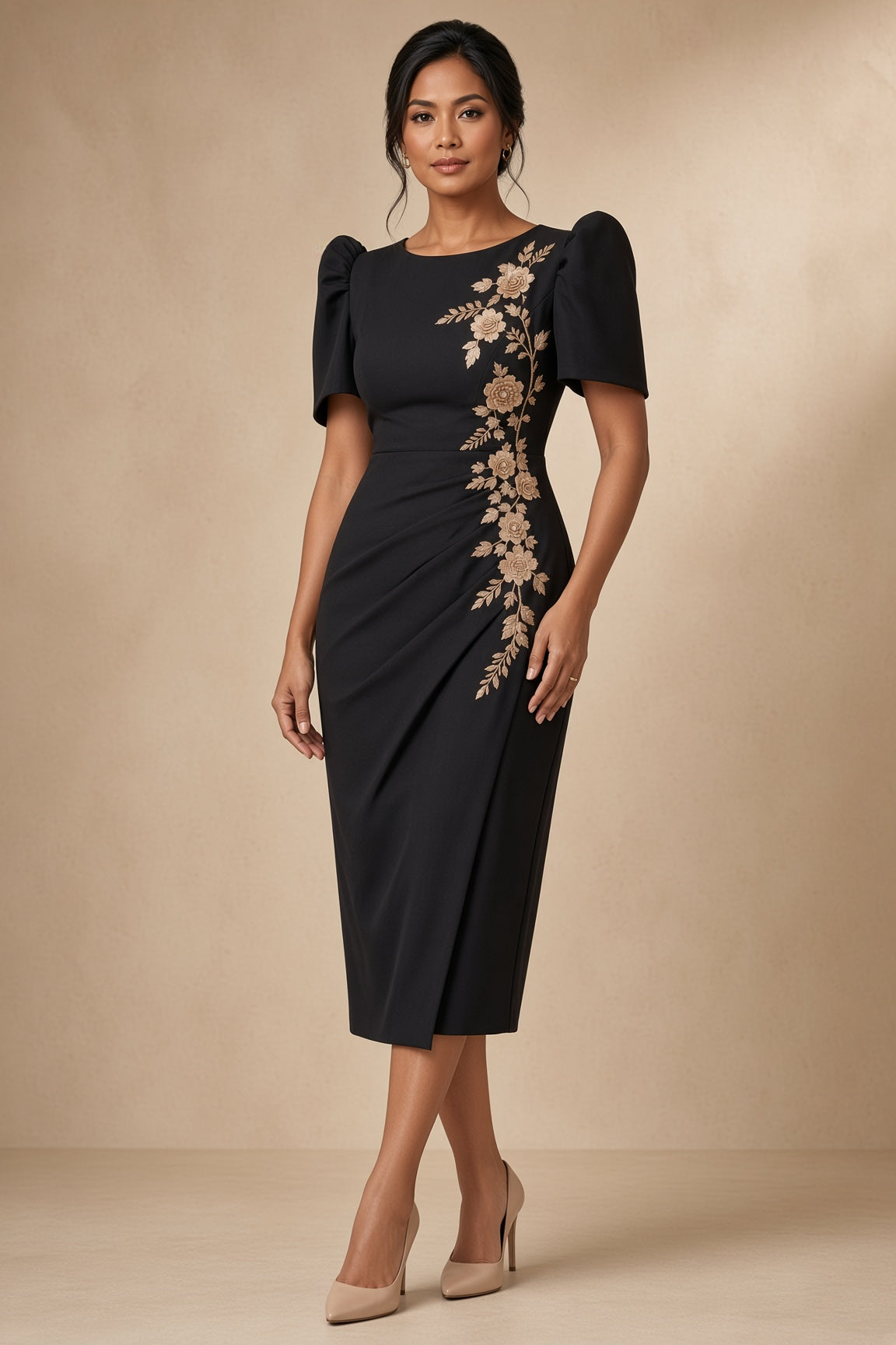 Elegant Filipiniana Dress