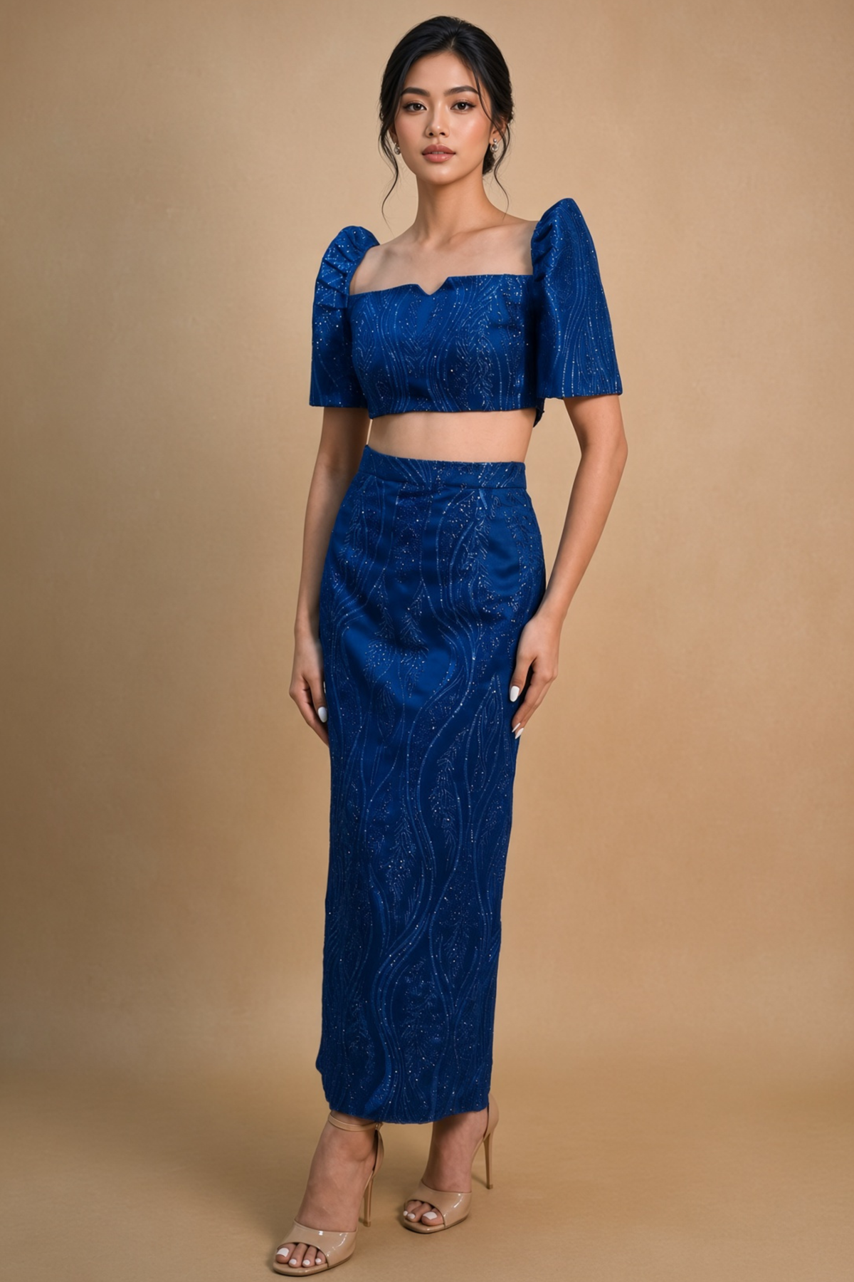 Modern Filipiniana Dress