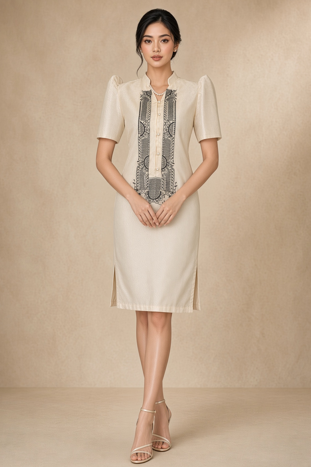 Organza Barong Dress