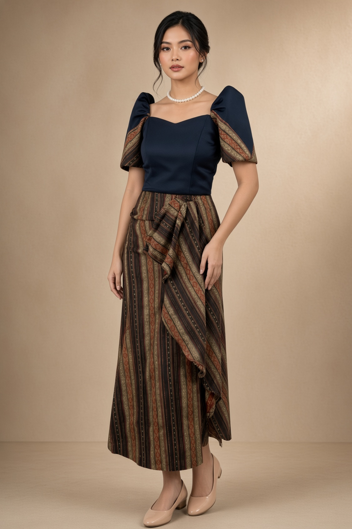 Ethnic Filipiniana Dress