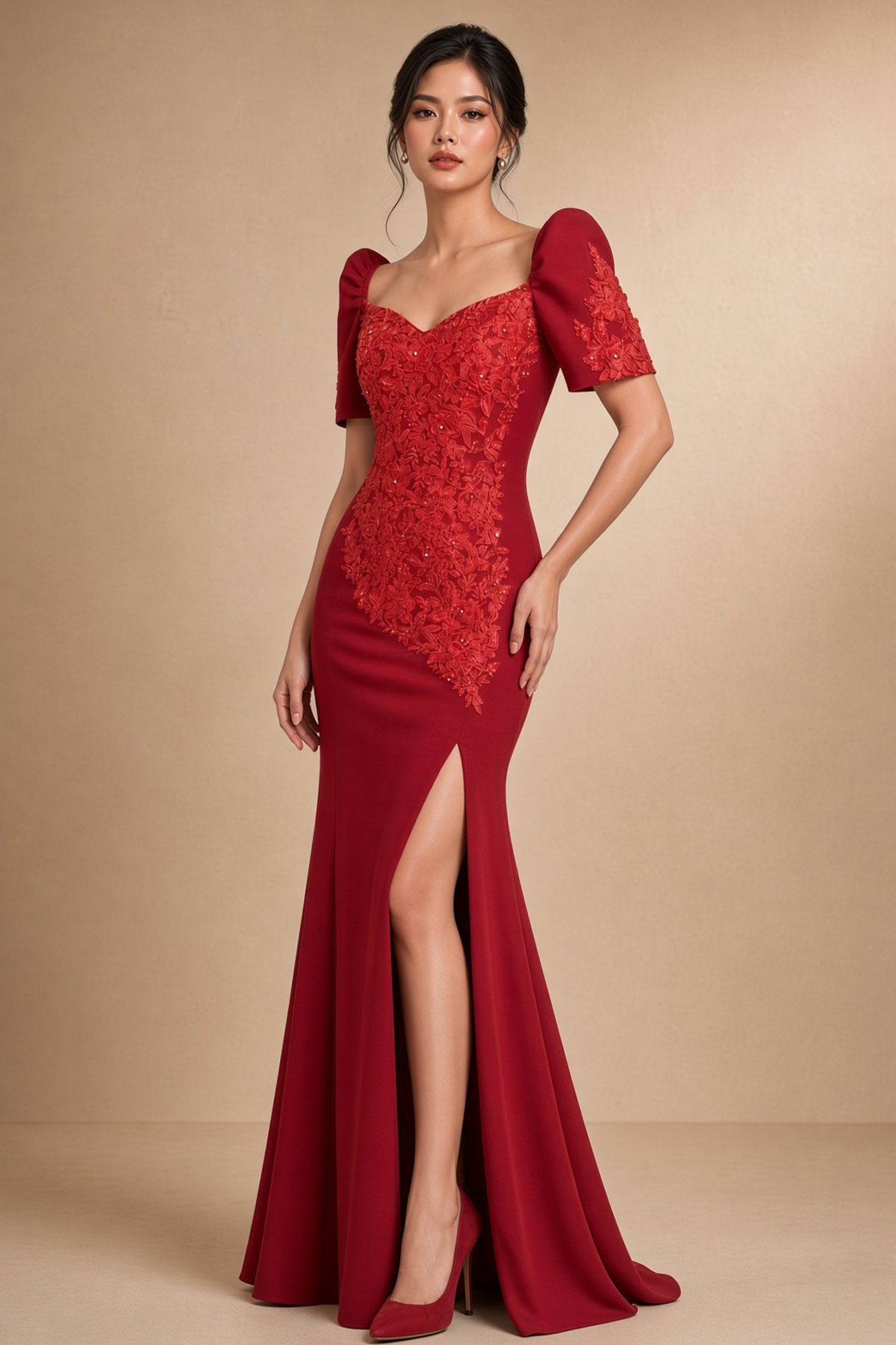 Modern Filipiniana Dress