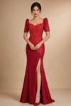 Red Filipiniana Dress