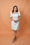 White Laced Filipiniana Dress for Women