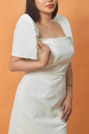 Full Laced White Filipiniana Dress with Butterfly Sleeves