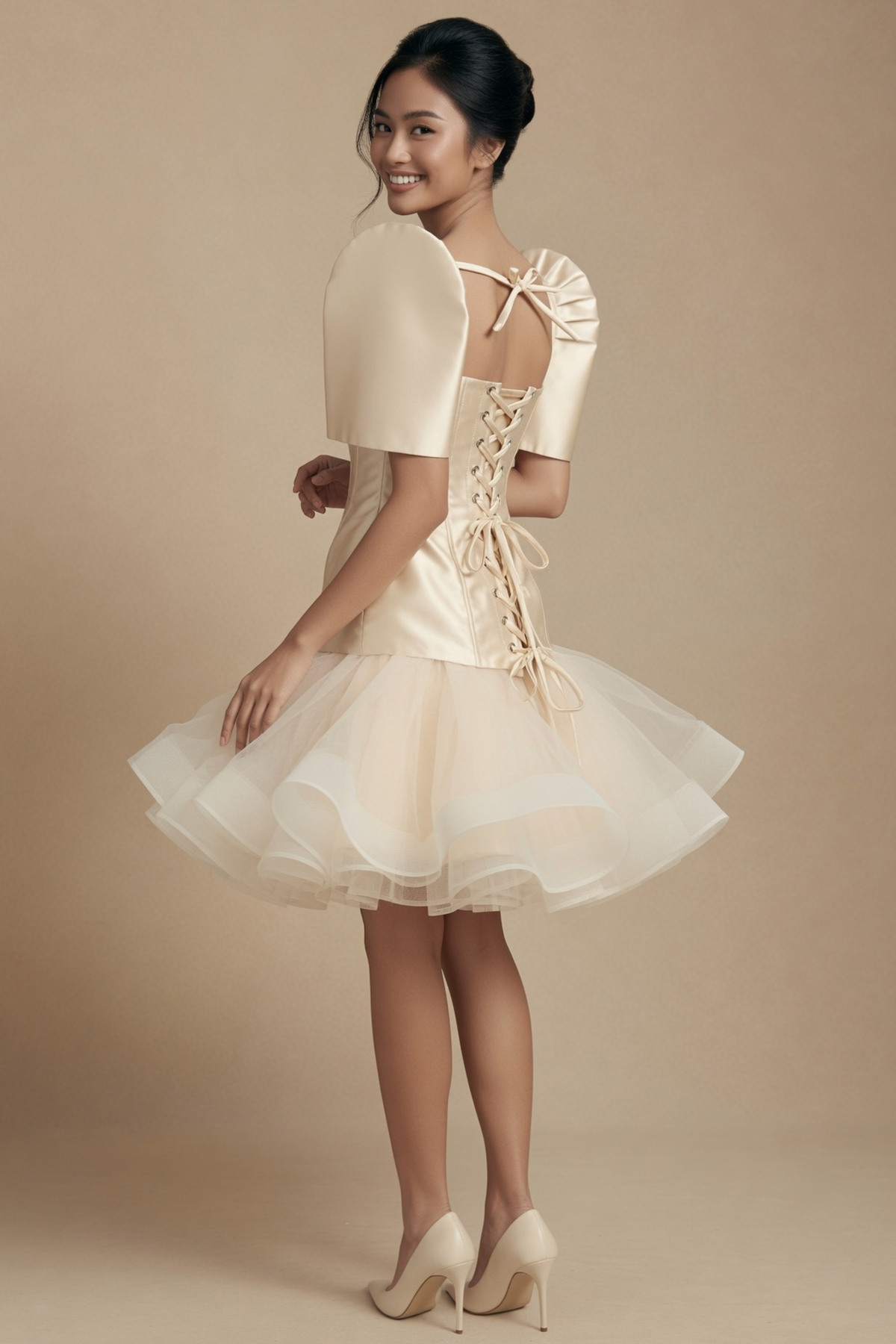 Corset Filipiniana Dress