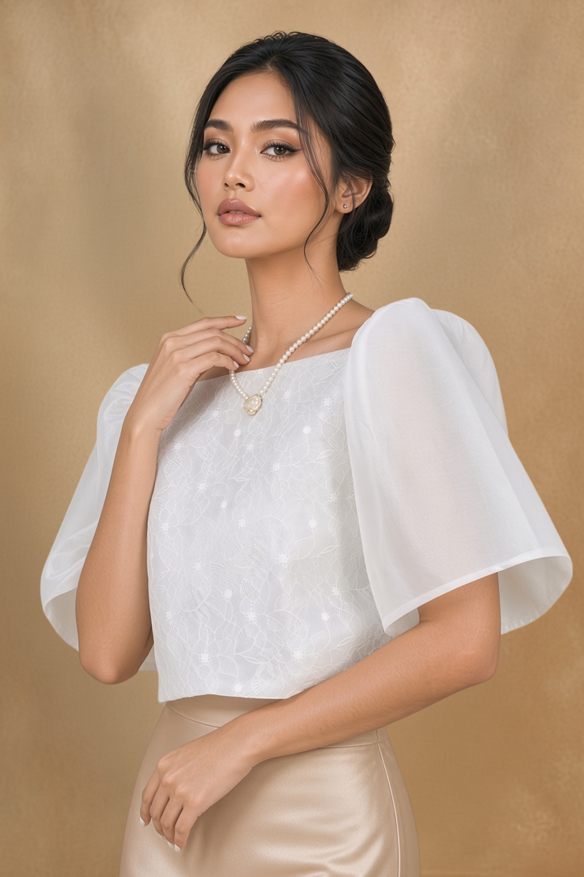 Elegant Filipiniana Kimona