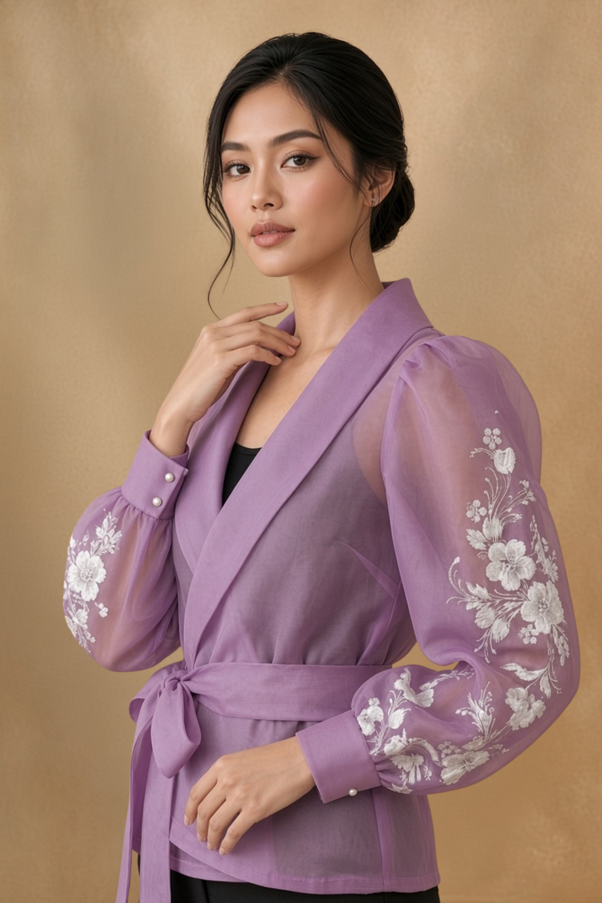 Elegant Filipiniana Kimona
