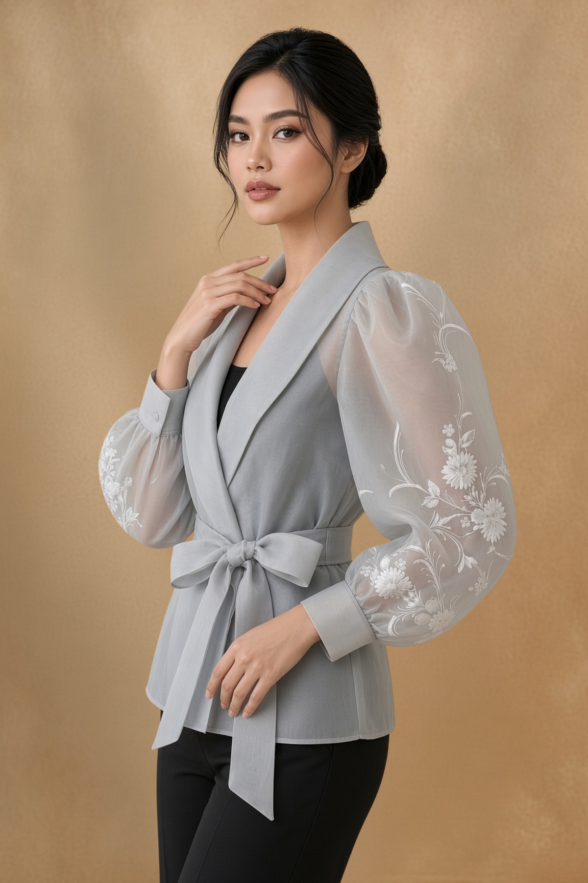 Elegant Filipiniana Kimona