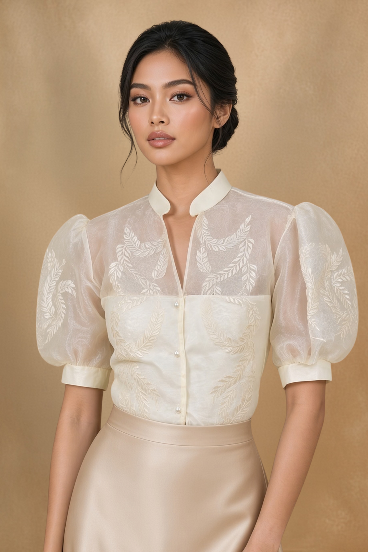Organza Filipiniana Blouse 