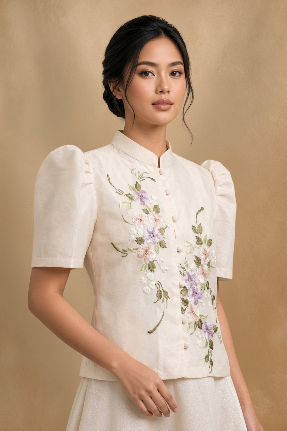 Jusilyn Hand Painted Filipiniana Top
