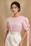 Pink Filipiniana Top