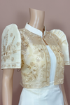 Gold Embroidery Filipiniana Bolero