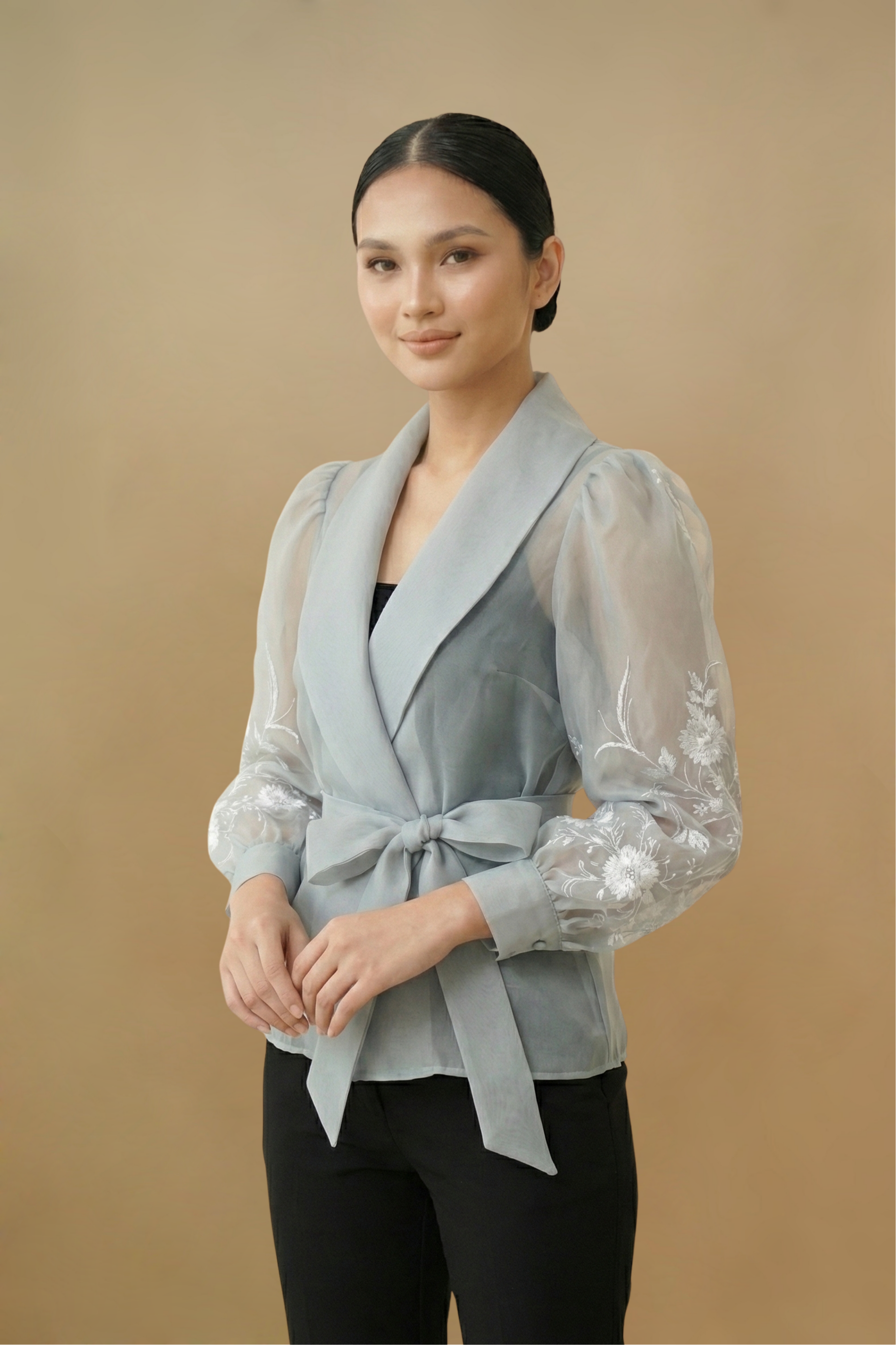 Hand-Painted Filipiniana Panuelo 