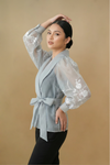 Floral Hand-Painted Filipiniana Panuelo