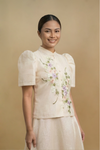 Hand-Painted Classic Filipiniana Blouse 