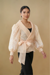 Modern Hand-Painted Filipiniana Panuelo