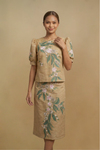 Modern Hand-Painted Terno Filipiniana Dress